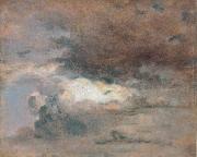 John Constable Evening oil painting
